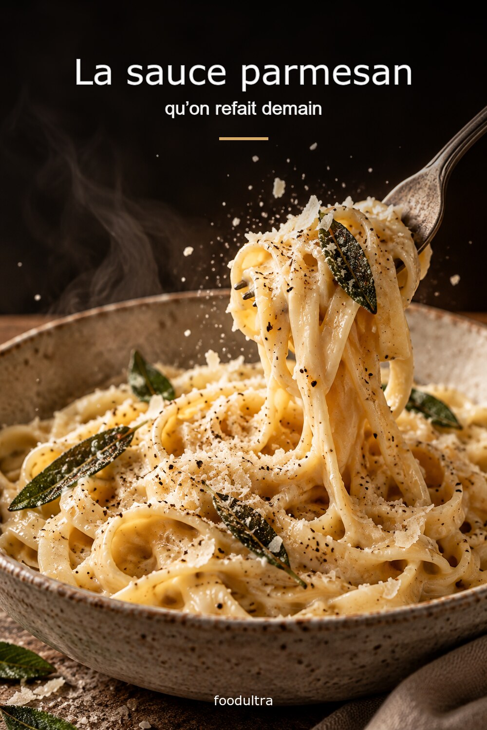Teaser Pinterest : La sauce parmesan qu’on refait demain